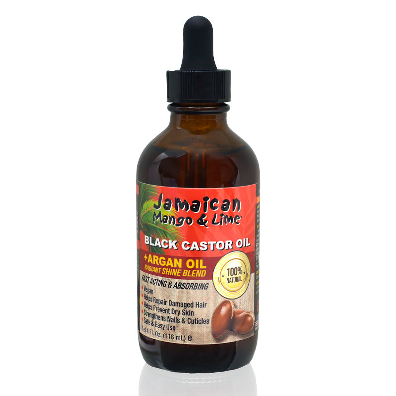 Jamaican Mango & Lime Black Castor Oil Argan 4oz