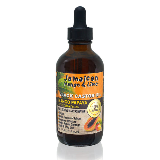 Jamaican Mango & Lime Black Castor Oil Mango Papay 4oz
