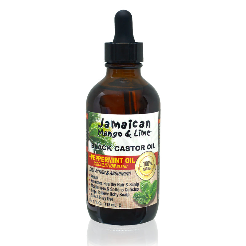 Jamaican Mango & Lime Black Castor Oil Peppermint 4oz