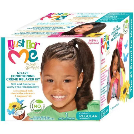 Just For Me No Lye Conditioning Creme Relaxer Kit