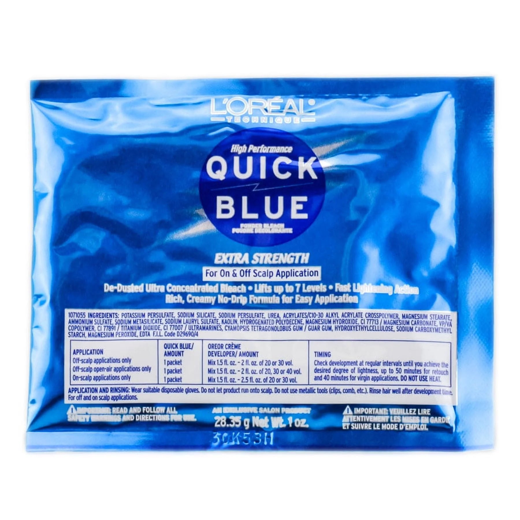 L'Oreal Quick Blue High Performance Powder Lightener 1oz