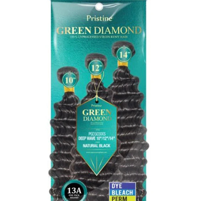 Mane Concept Green Diamond 100% Unprocessed Virgin Hair Deep Wave