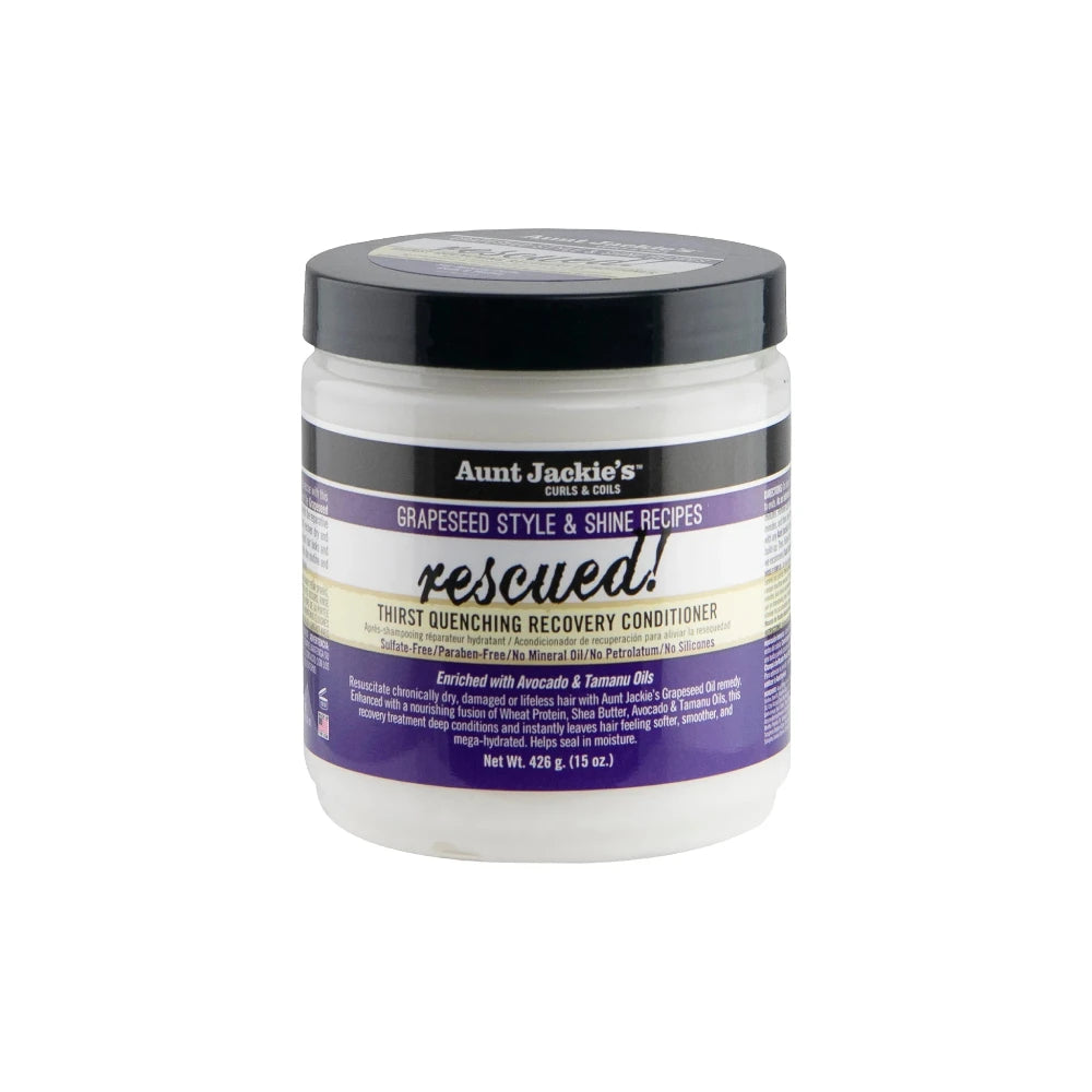 Aunt Jackie's Grapeseed Rescued Thirst Quenching Recovery Conditioner 15oz
