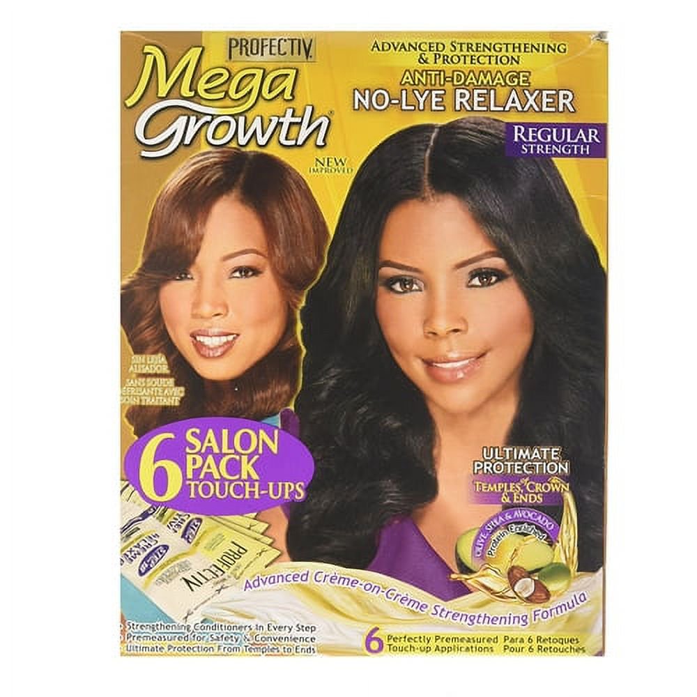 Profectiv Mega Growth 6 Salon Pack Touch-Ups No-Lye Relaxer - Regular