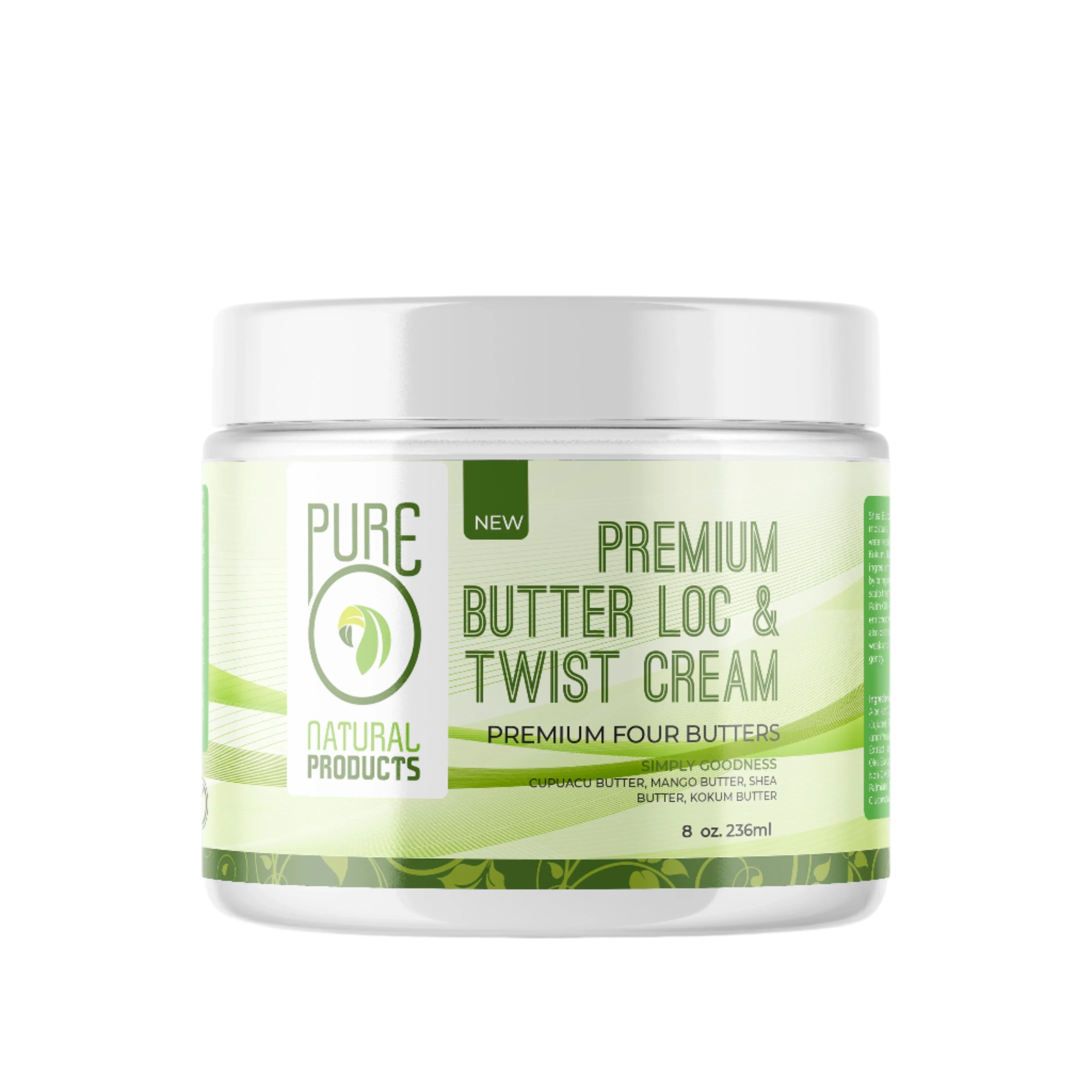 Pure O Premium Butter Loc & Twist Cream 8oz