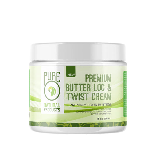 Pure O Premium Butter Loc & Twist Cream 8oz