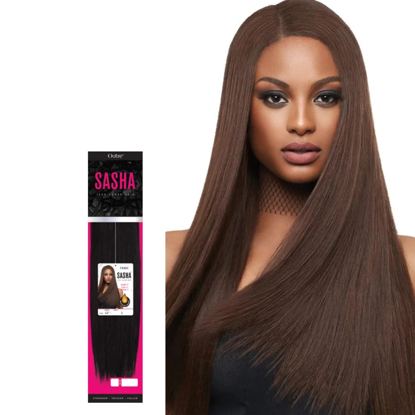 Outre Sasha Yaki 100% Human Hair