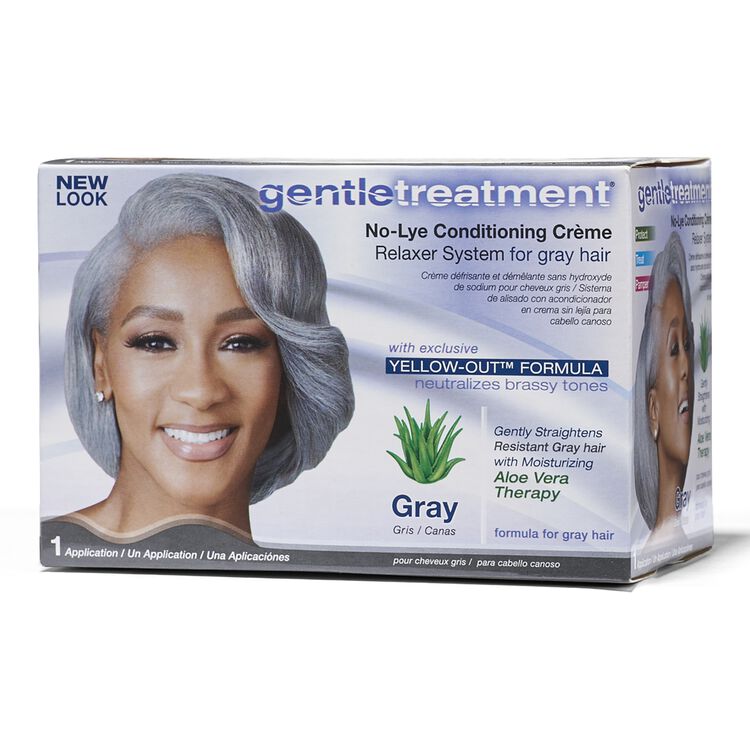 Gentle Treatment No Lye Conditioning Crème Relaxer for Gray Hair