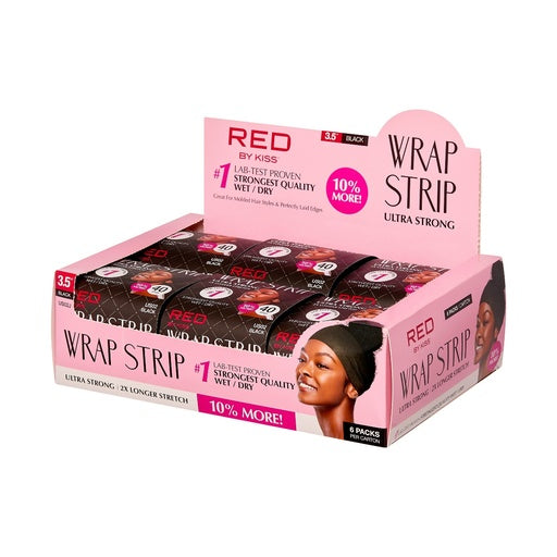 Red By Kiss 3.5″ Wrap Strips Ultra Strong 2x Longer Stretch