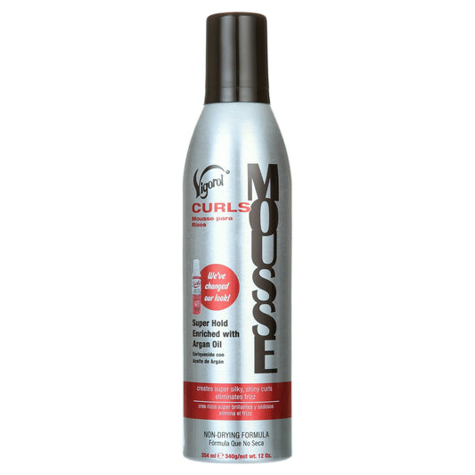 Vigorol Curls Mousse - Super Hold 12oz