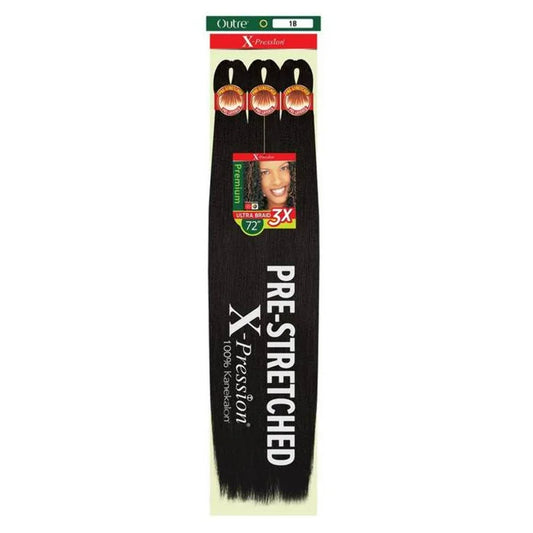 Outre 3X X-Pression Pre-Stretched Braid Hair 72"