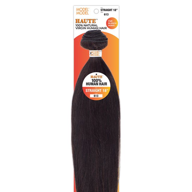 Model Model Haute Straight 100% Natural Virgin Human Hair