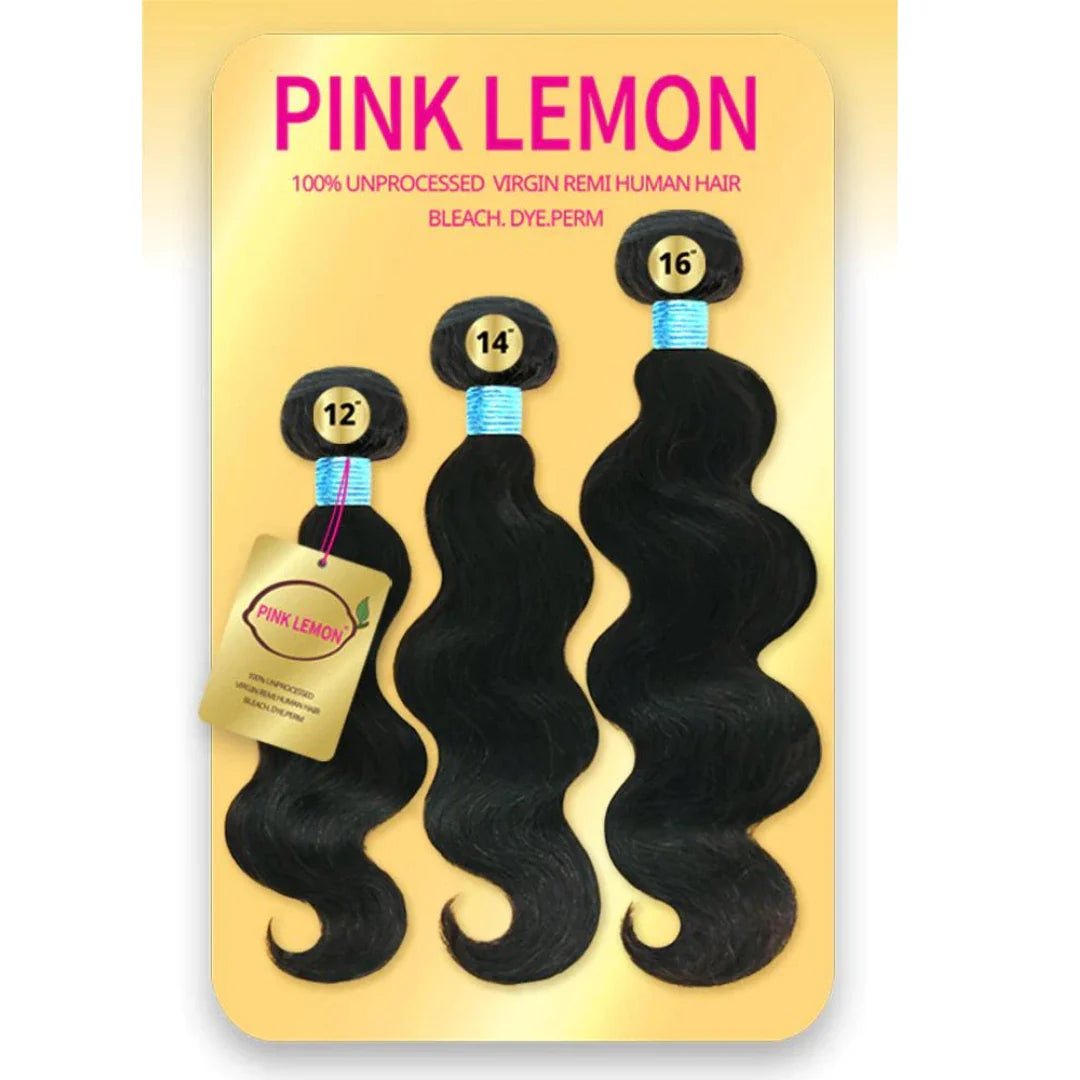 Pink Lemon Body Wave 100% Unprocessed Virgin Remi Human Hair