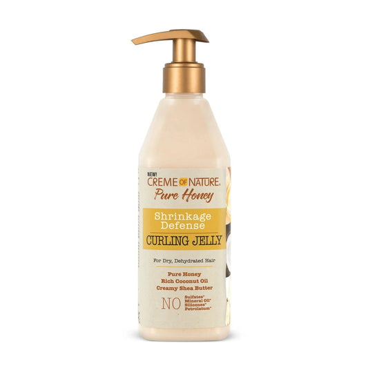 Creme Of Nature Pure Honey Curl Shrinkage Defense Curling Jelly 12oz