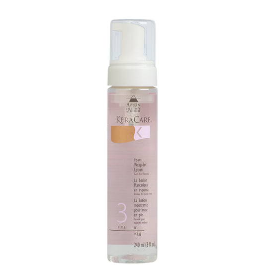 KeraCare Foam Wrap Set Lotion Extra Hold 8oz