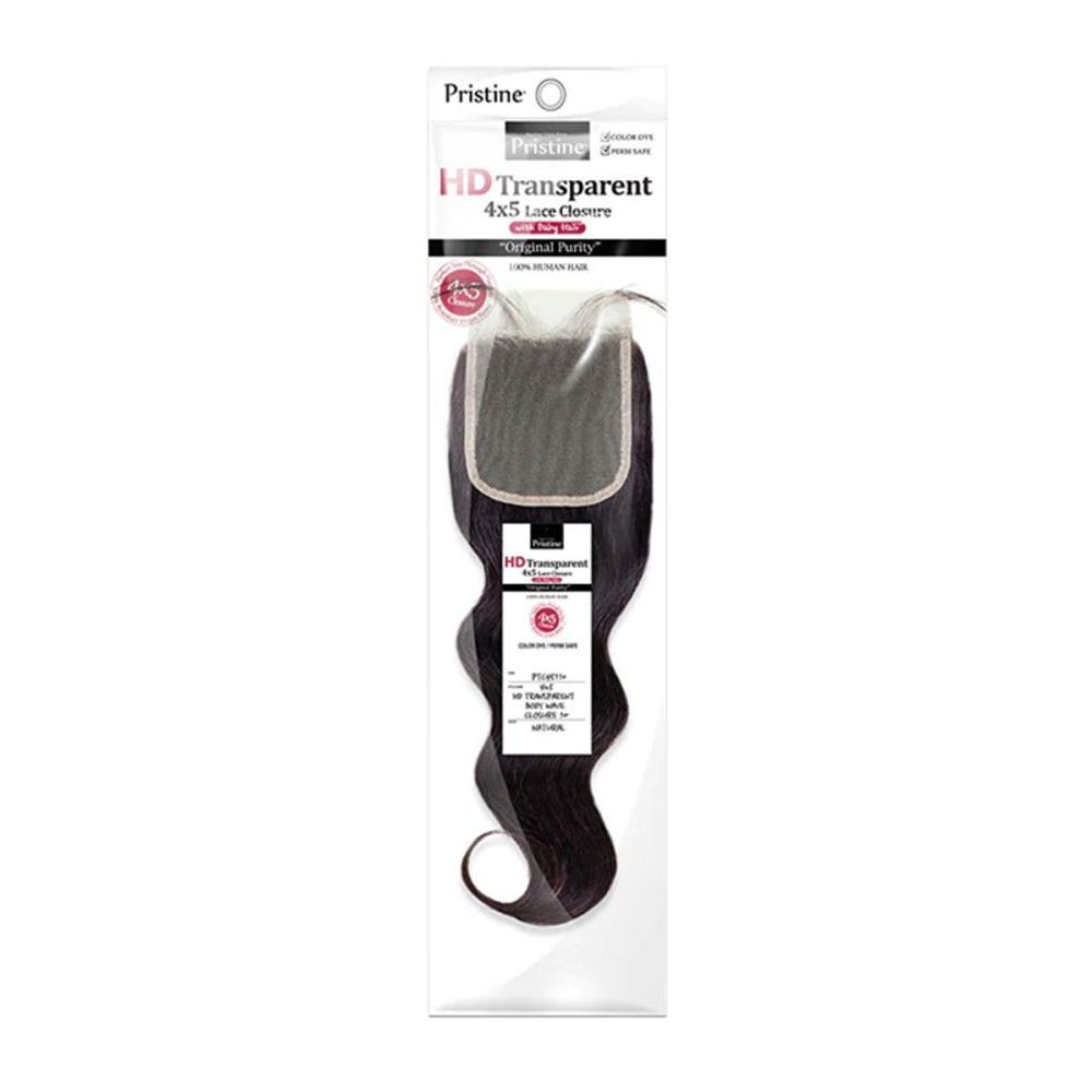 Mane Concept Pristine 4x4 HD Melting Body Wave Closure 100% Human Hair