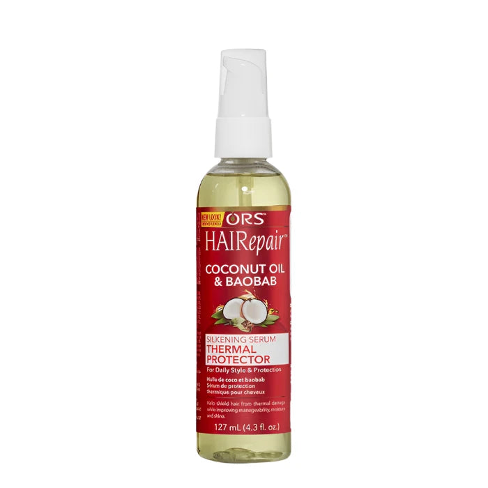 ORS HAIRepair Coconut Oil & Baobab Silkening Serum Thermal Protector 4.3oz