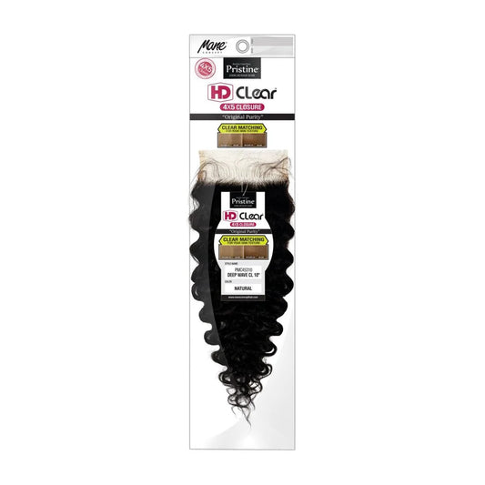 Mane Concept Pristine 4x4 HD Melting Deep Wave Closure 100% Human Hair