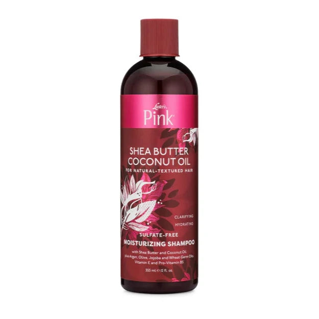Luster's Pink Shea Butter Coconut Oil Sulfate Free Shampoo 12oz