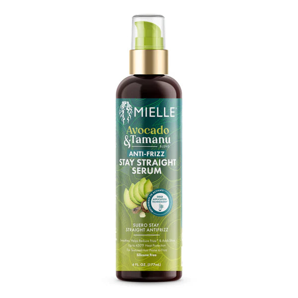 Mielle Avocado Tamanu Anti Frizz Stay Straight Serum 6oz