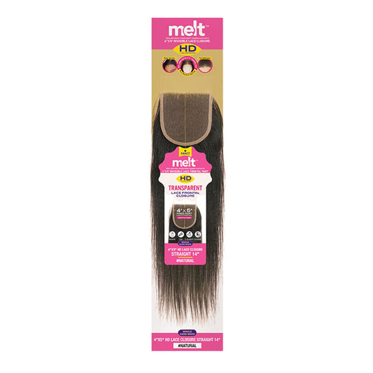 Janet Collection Melt 4x5 HD Lace Closure Straight NAT/613
