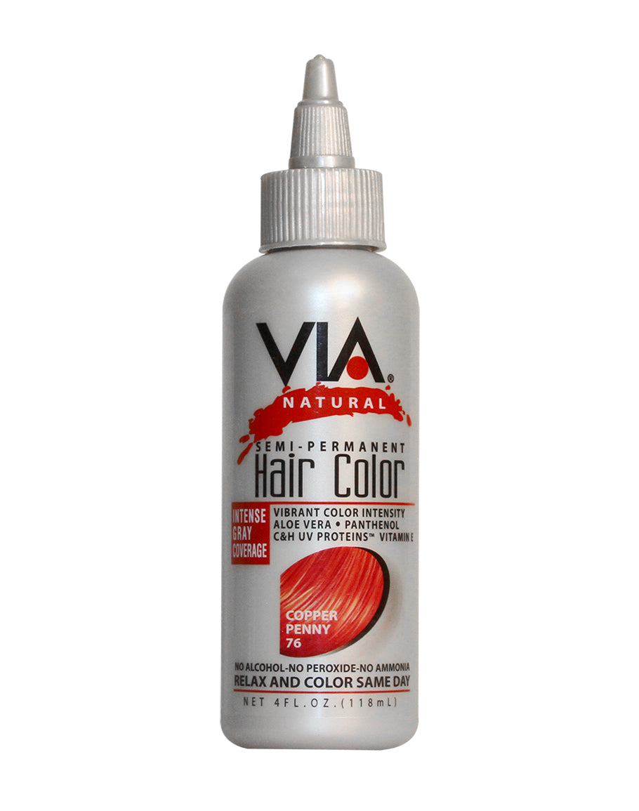 Via Natural Semi Permanent Hair Color 4oz