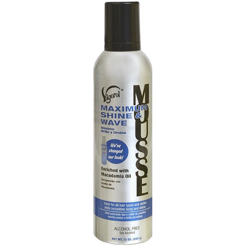Vigorol Maximum Shine Wave Mousse 12oz