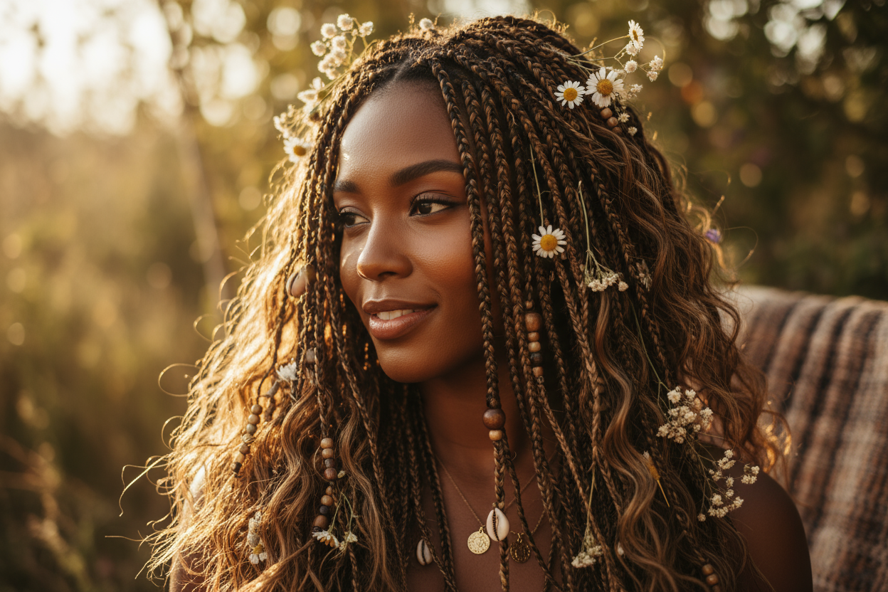 Boho Style Braids: A Trendy and Timeless Hair Statement