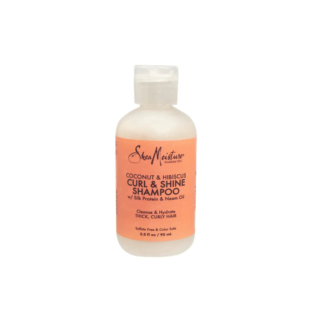 SheaMoisture Travel Size Coconut and Hibiscus Curl and Shine Shampoo 3.2oz