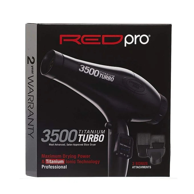 Red Pro 3500 Turbo Titanium Blow Dryer