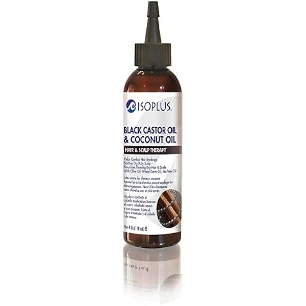 Isoplus Black Castor Oil & Coconut Oil Hair & Scalp Therapy 4oz