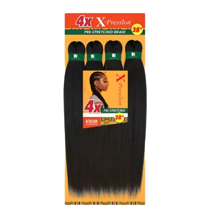Sensationnel African Collection 4X X-Pression Pre-stretched Braid Hair 38"