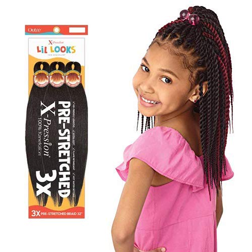 Outre X-Pression Lil Looks 32" Pre-Stretched Braid 3X