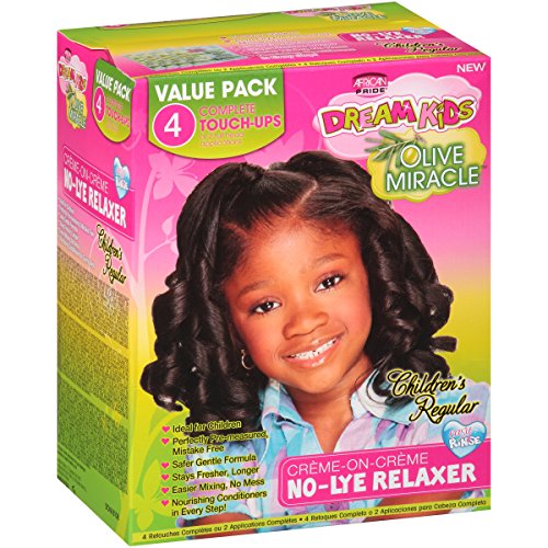 African Pride Dream Kids Olive Miracle Relaxer 4 Touch Up Regular