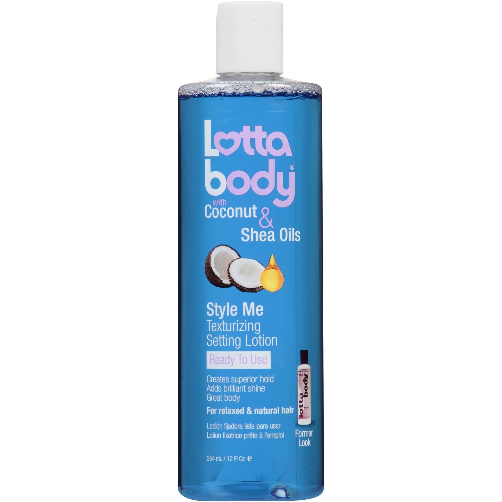 LottaBody Coconut & Shea Oils Style Me Texturizing Setting Lotion 8oz