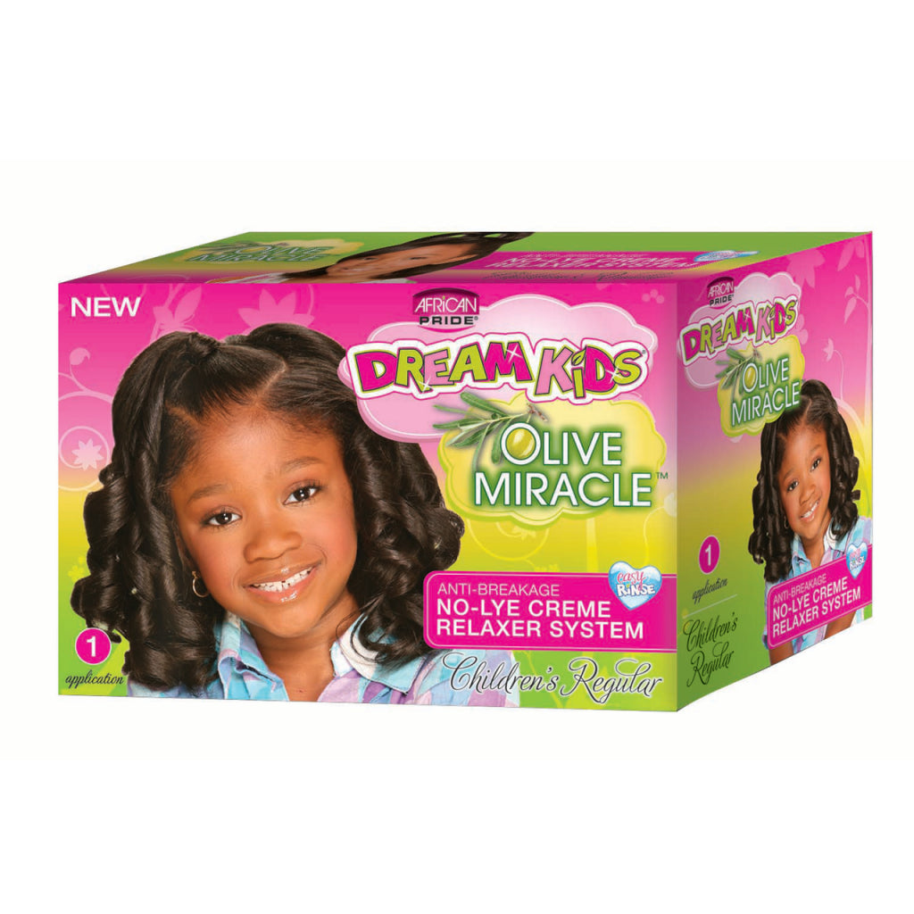 African Pride Dream Kids Olive Miracle Relaxer Regular
