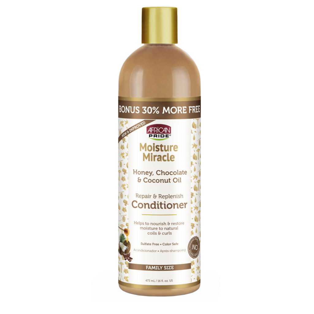 African Pride Moisture Miracle Honey Coconut Oil Conditioner 16oz