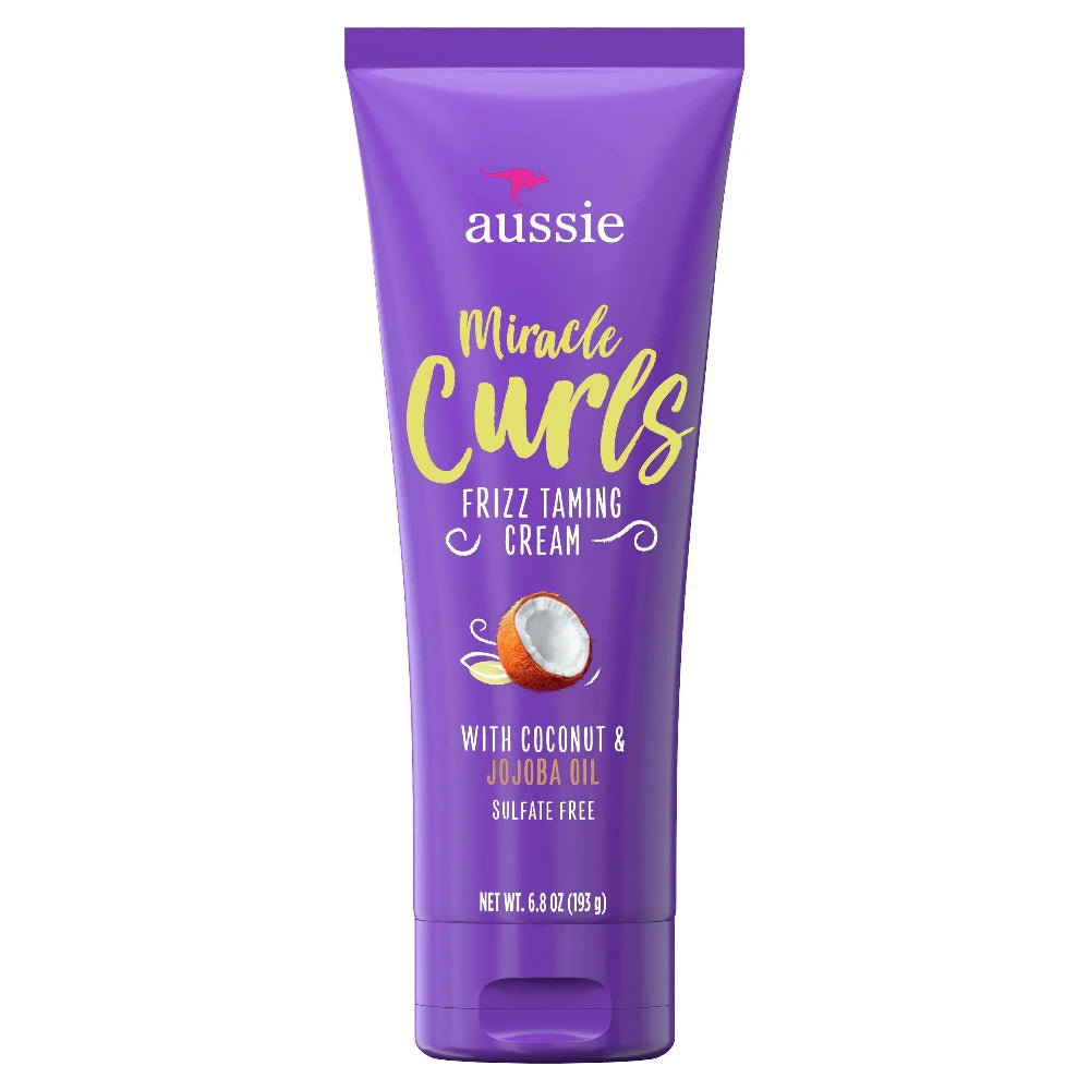 Aussie Miracle Curls Frizz Taming Cream 6.8oz