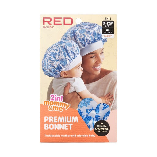 Red By Kiss Mommy & Me Bonnet (Paisley)