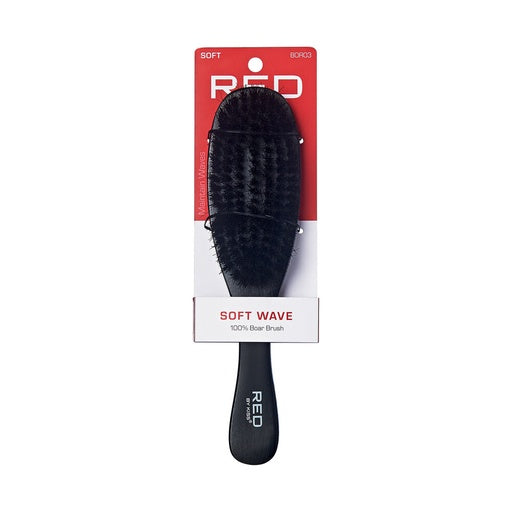Red By Kiss Professional Soft Wave 100% Boar Brush (EDIT)