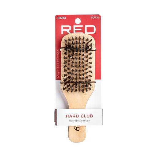 Red By Kiss Professional Hard Club Boar Bristle Brush