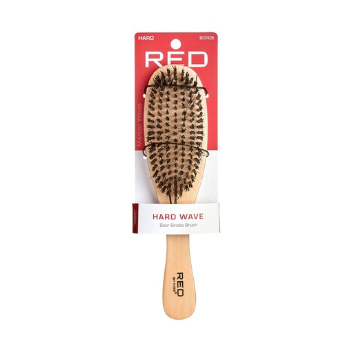 Red By Kiss Professional Hard Wave Boar Bristle Brush