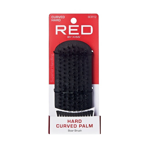 Red By Kiss Professional Hard Curved Palm Boar Bristle Brush