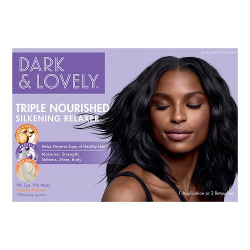 Dark & Lovely Triple Nourished Silkening Relaxer Kit Regular