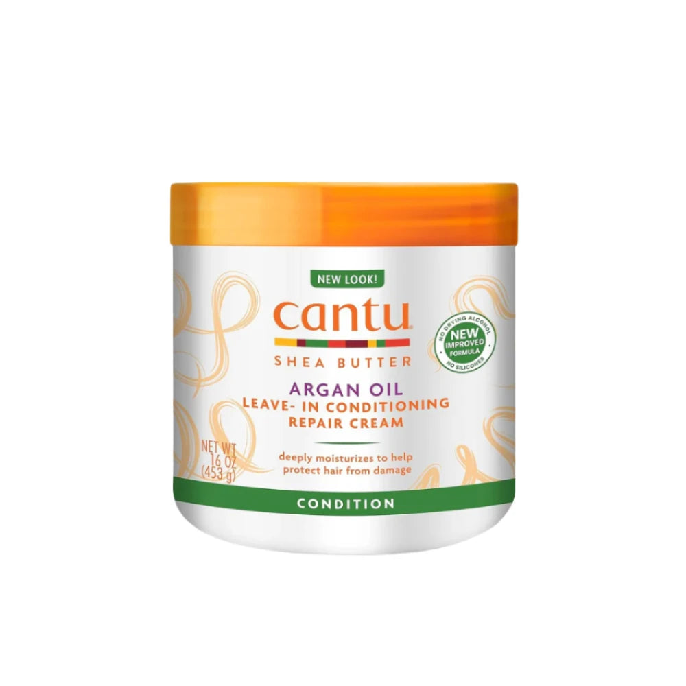 Cantu Argan Oil Leave In Conditioning Repair Cream 16oz