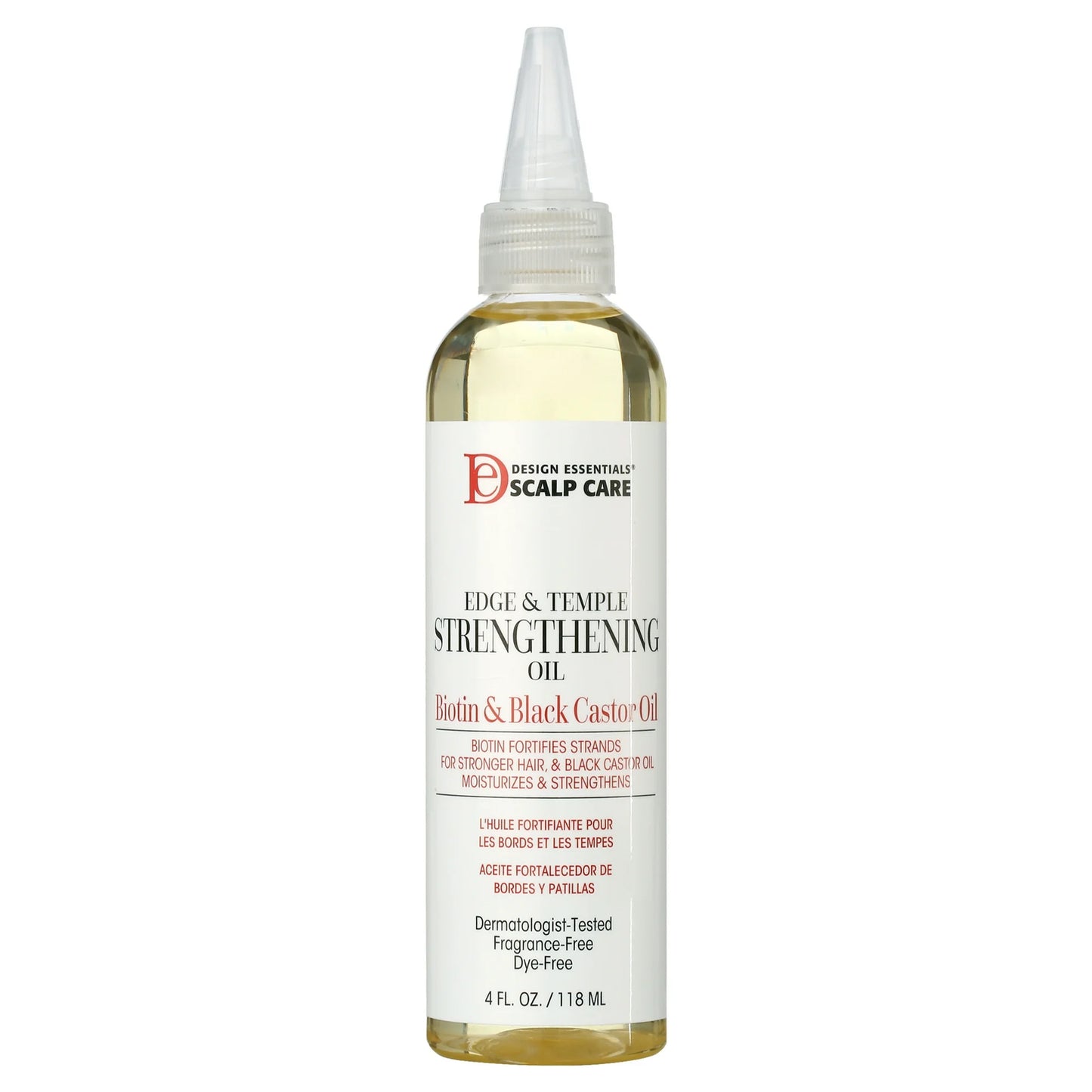 Design Essentials Scalp Care Edge & Temple Strengthening Oil 4oz