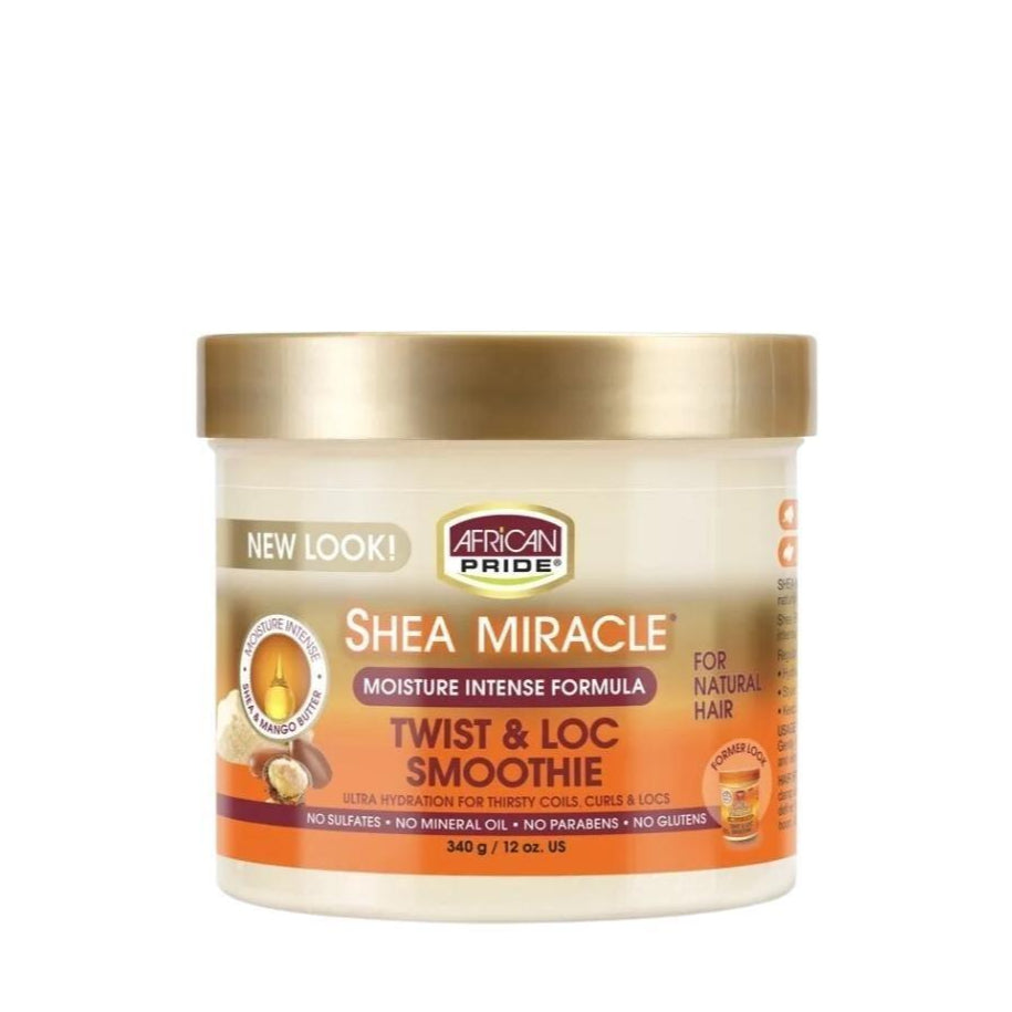 African Pride Shea Miracle Moisture Twist & Loc Smoothie  12oz