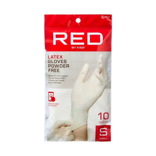 Red By Kiss Powder-Free Latex Gloves (10pcs)