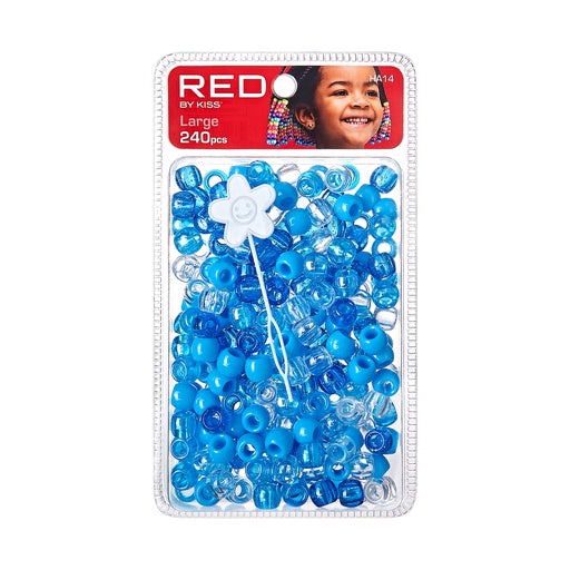 Red BY Kiss Large Hair Beads 240pcs (All Colors)