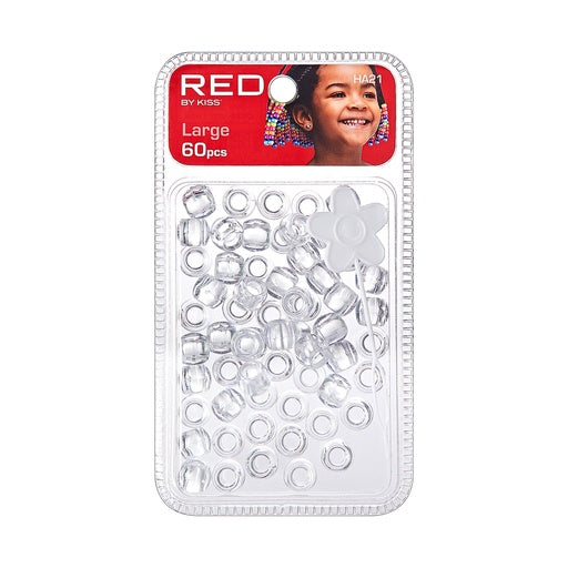 Red By Kiss Large Hair Beads 60pcs (All Colors)